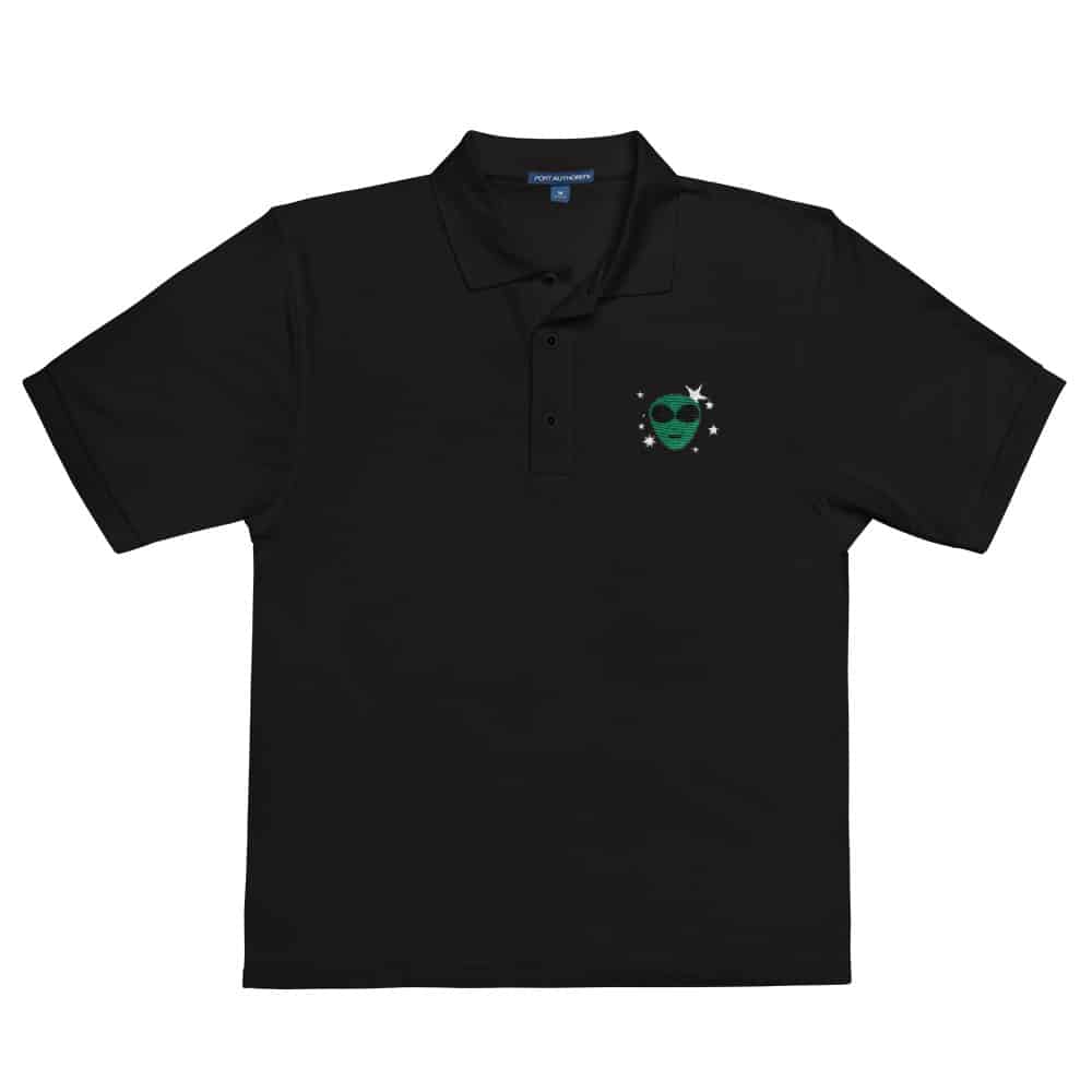 Alien Stars Men’s Premium Polo - Black
